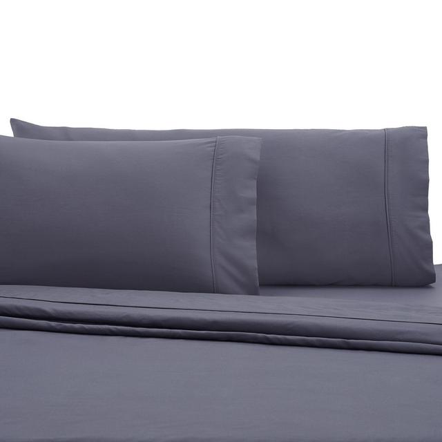 Wamsutta® 350-Thread-Count Egyptian Cotton Queen Sheet Set in Blue Jean