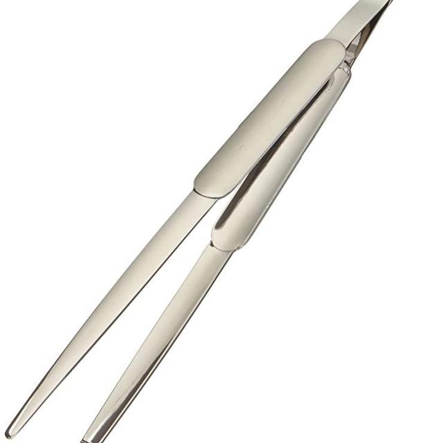 Rösle Stainless Steel Fine Tongs, 12.2-inch