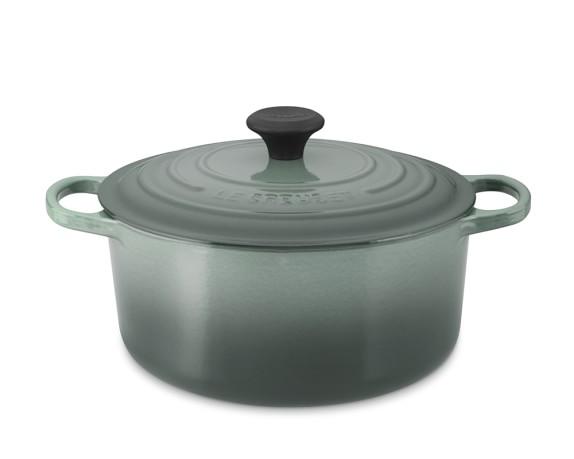 Le Creuset Signature Cast-Iron Round Dutch Oven, 5.5 Quart, Ocean