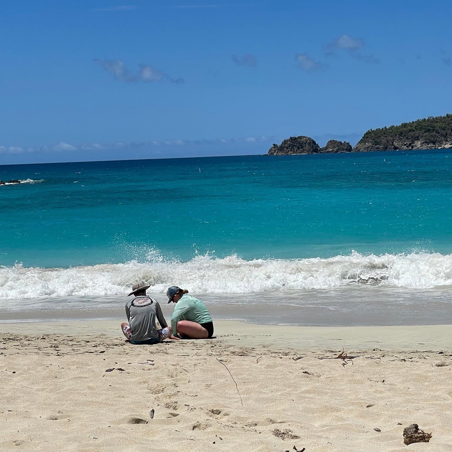 Building sandcastles at Cinnamon bay 2 years ago