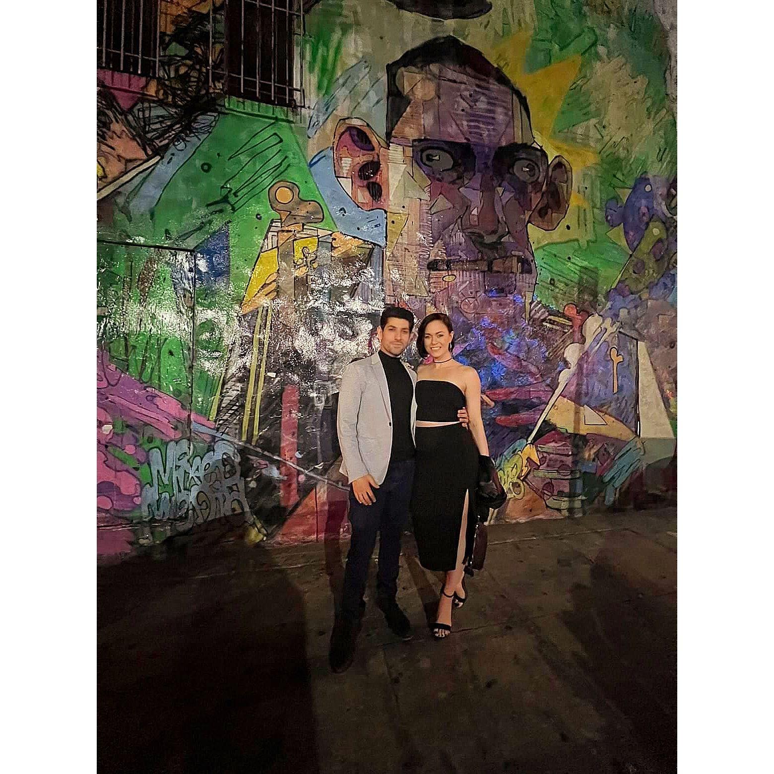 Street Mural - Nico's B-Day - DTLA