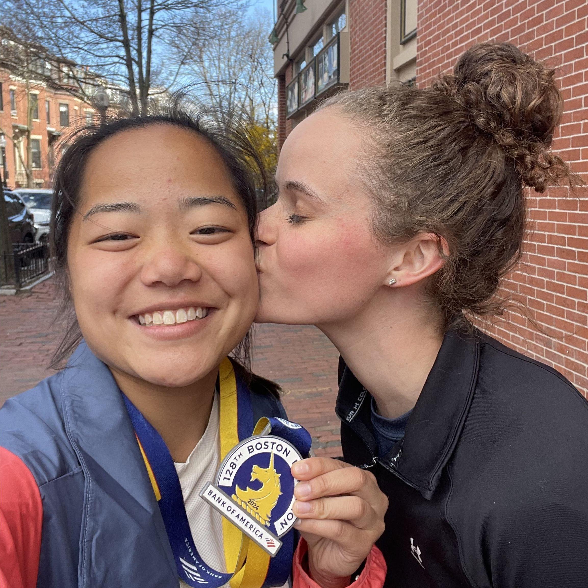 After Sarah's first Boston Marathon