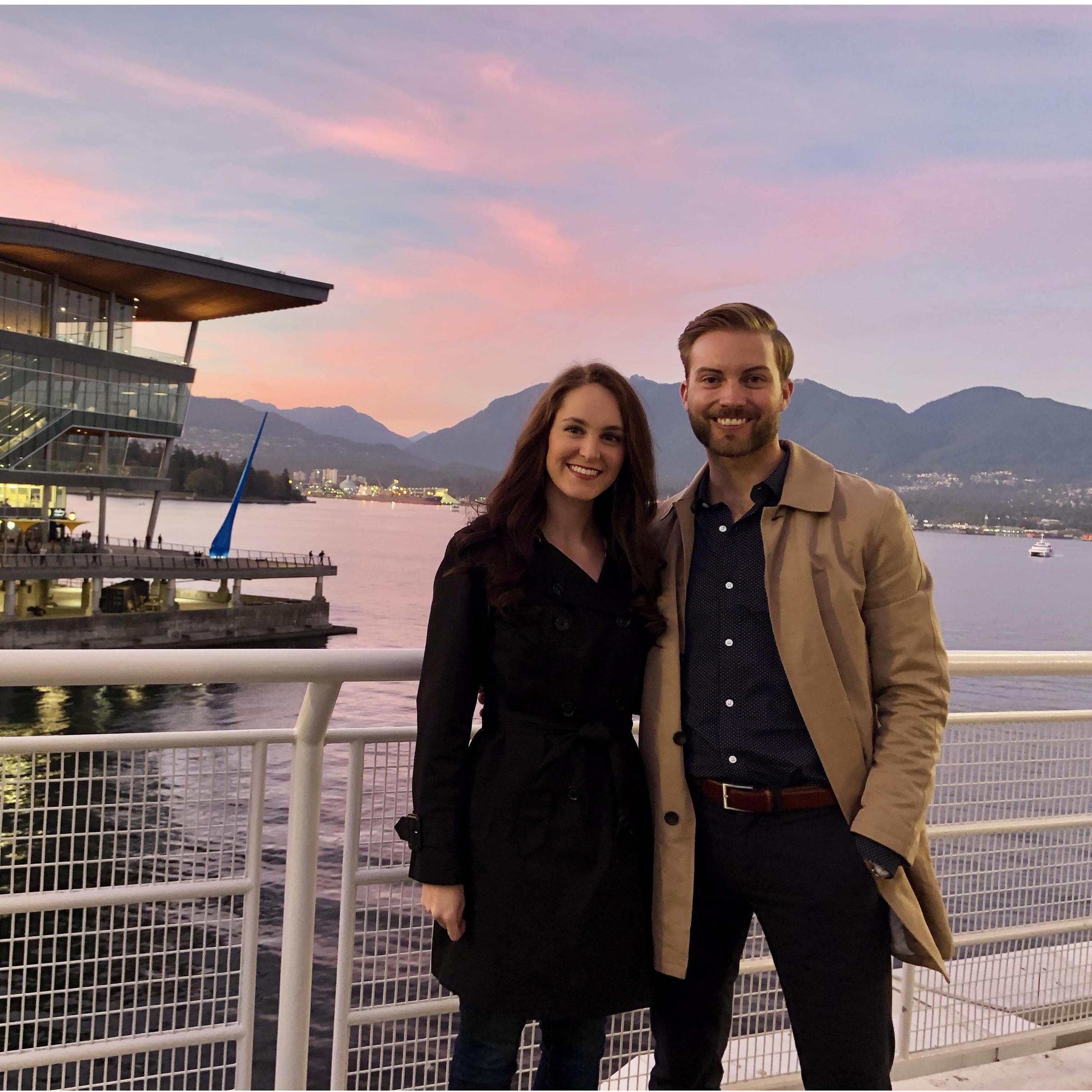 Traveling to Vancouver for a professional conference together
