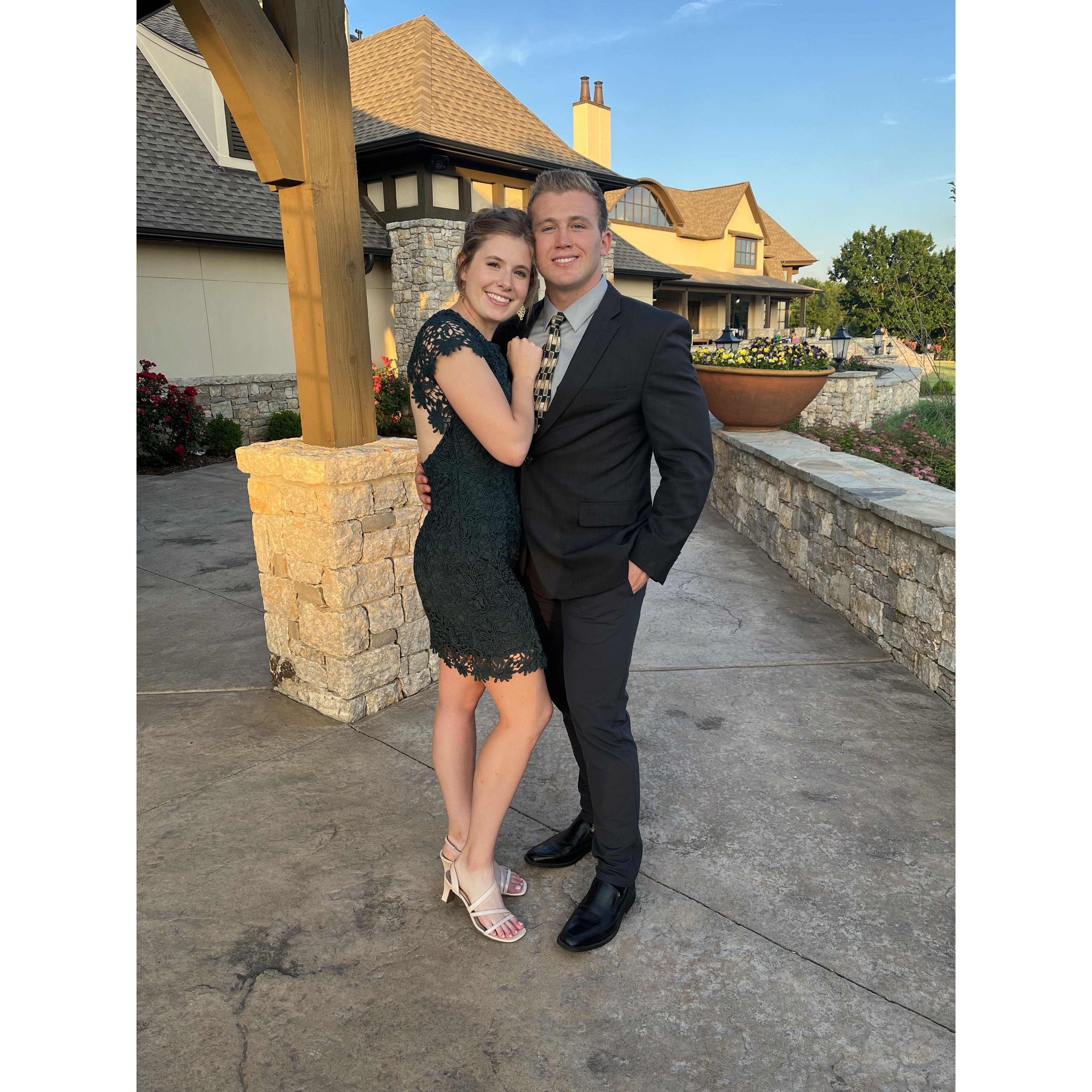 Celebrating Trevor and Katy's wedding!