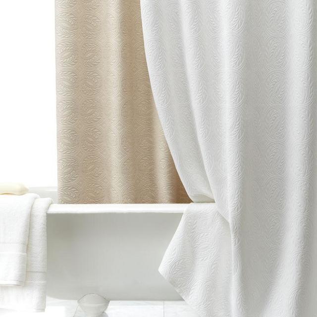 Peacock Alley Vivian Shower Curtain (in white)