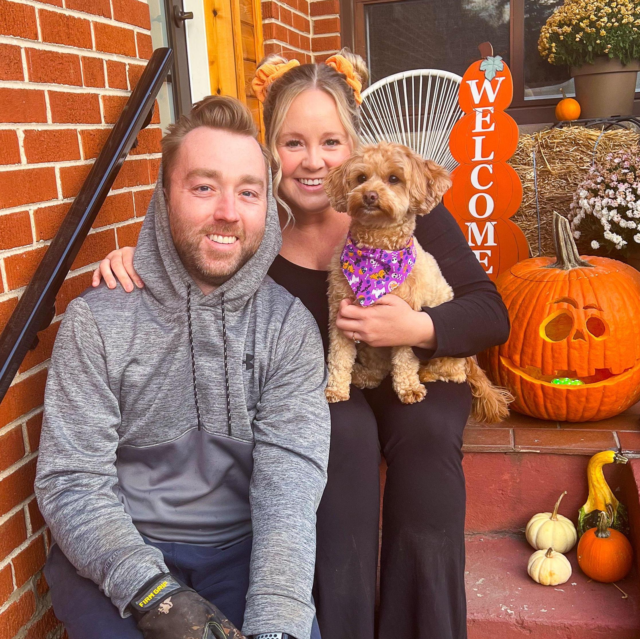 Our first Halloween at the new house!