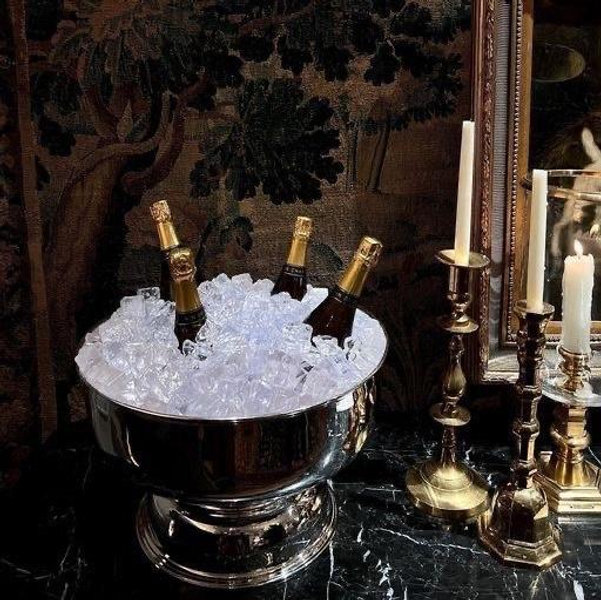 Bottle of champagne at dinner to celebrate - Credit Card Option