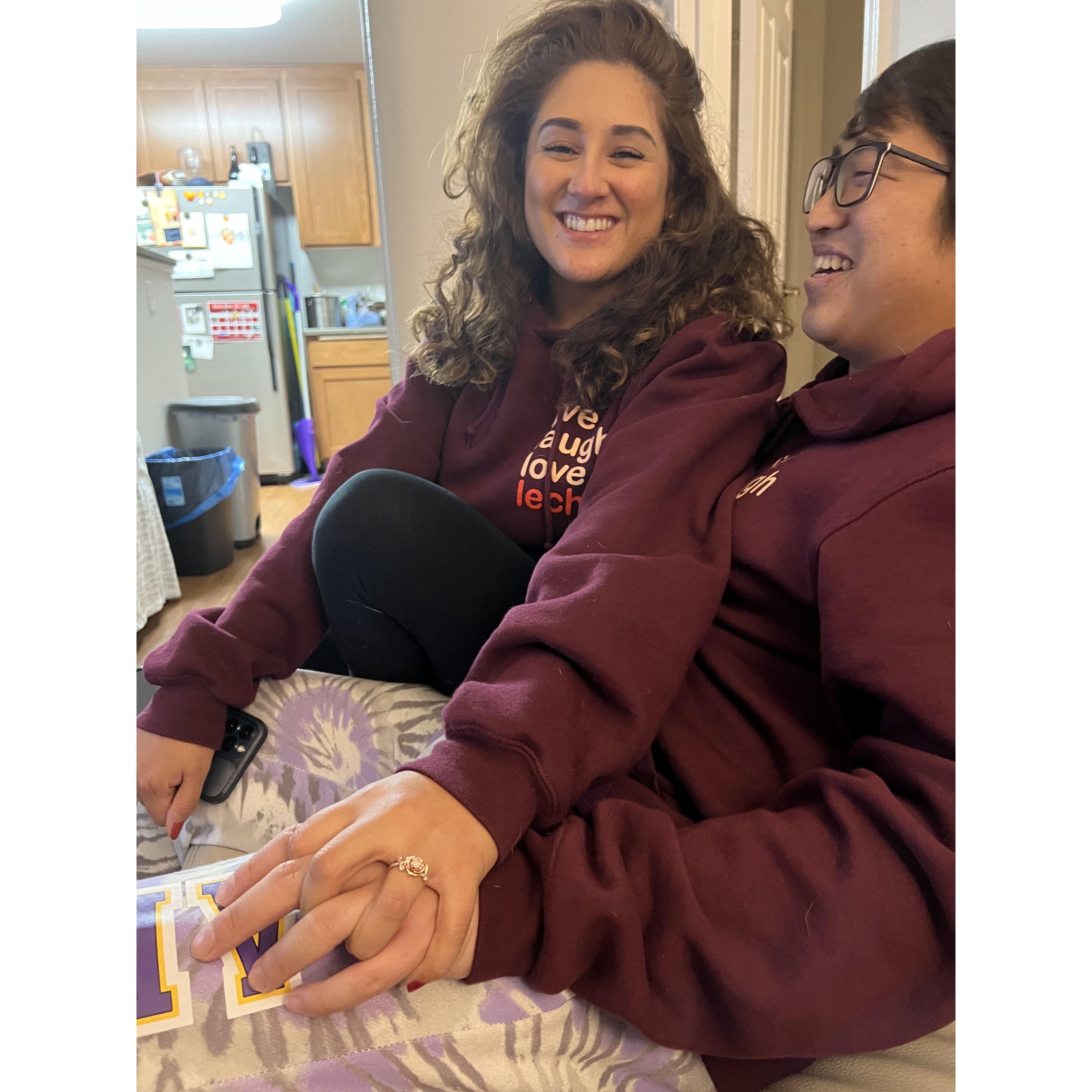 The real engagement reveal!