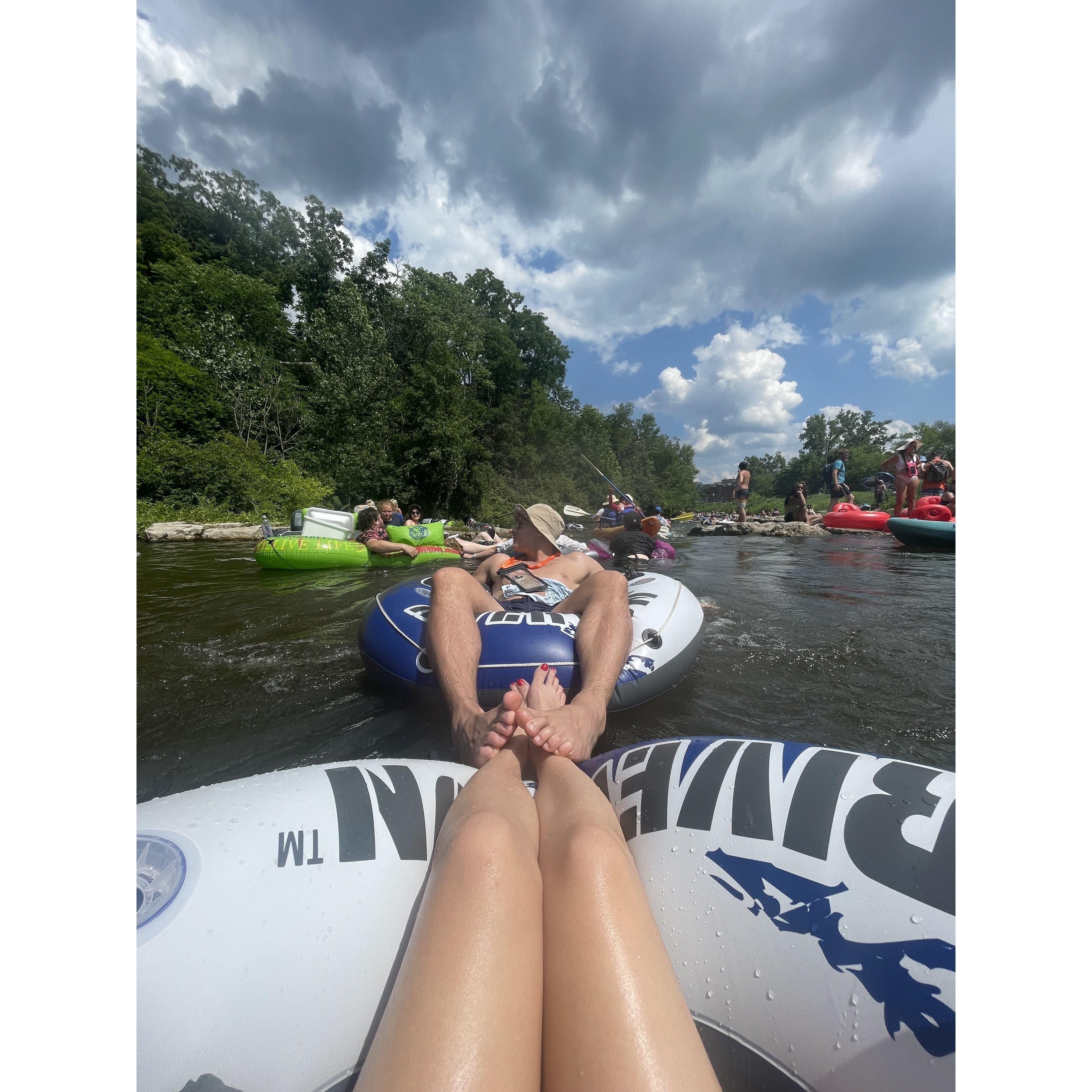 Tubing in Ann Arbor for the 4th of July