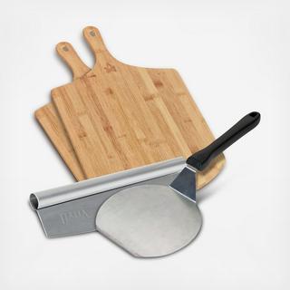 4-Piece Italia Pizza Tool Kit