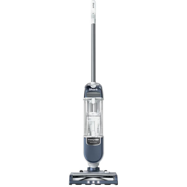 Shark Freestyle Max Cordless Upright Vacuum | Multi-Surface Cleaning, Lightweight, Easy Maintenance | Large Dust Cup, 2-Speed Brushroll, LED Headlights | Nordic Blue | SV2002