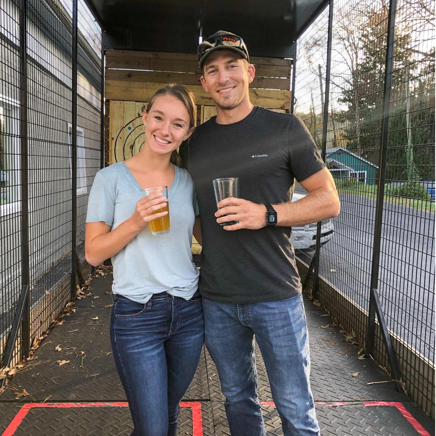 Axe Throwing at Currahee Brewery!