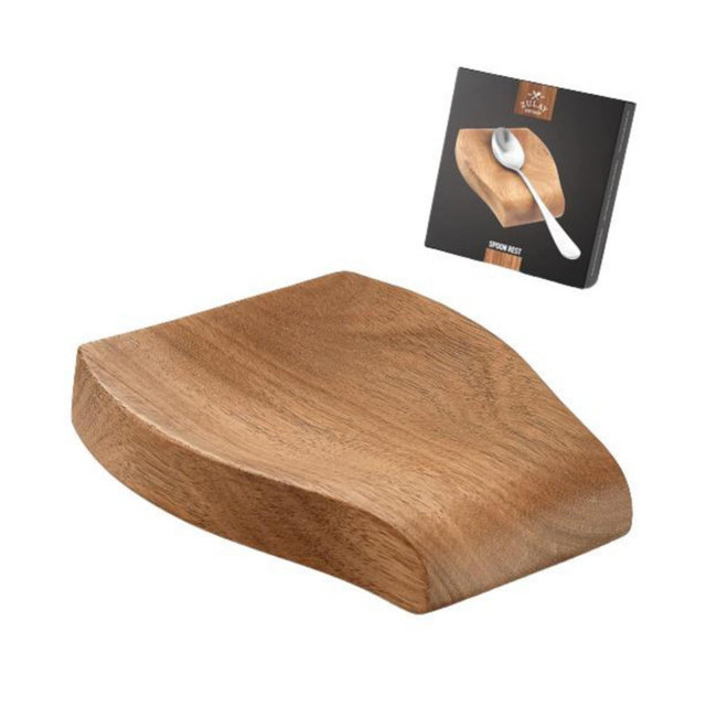 Zulay Kitchen Wood Spoon Rest For Kitchen