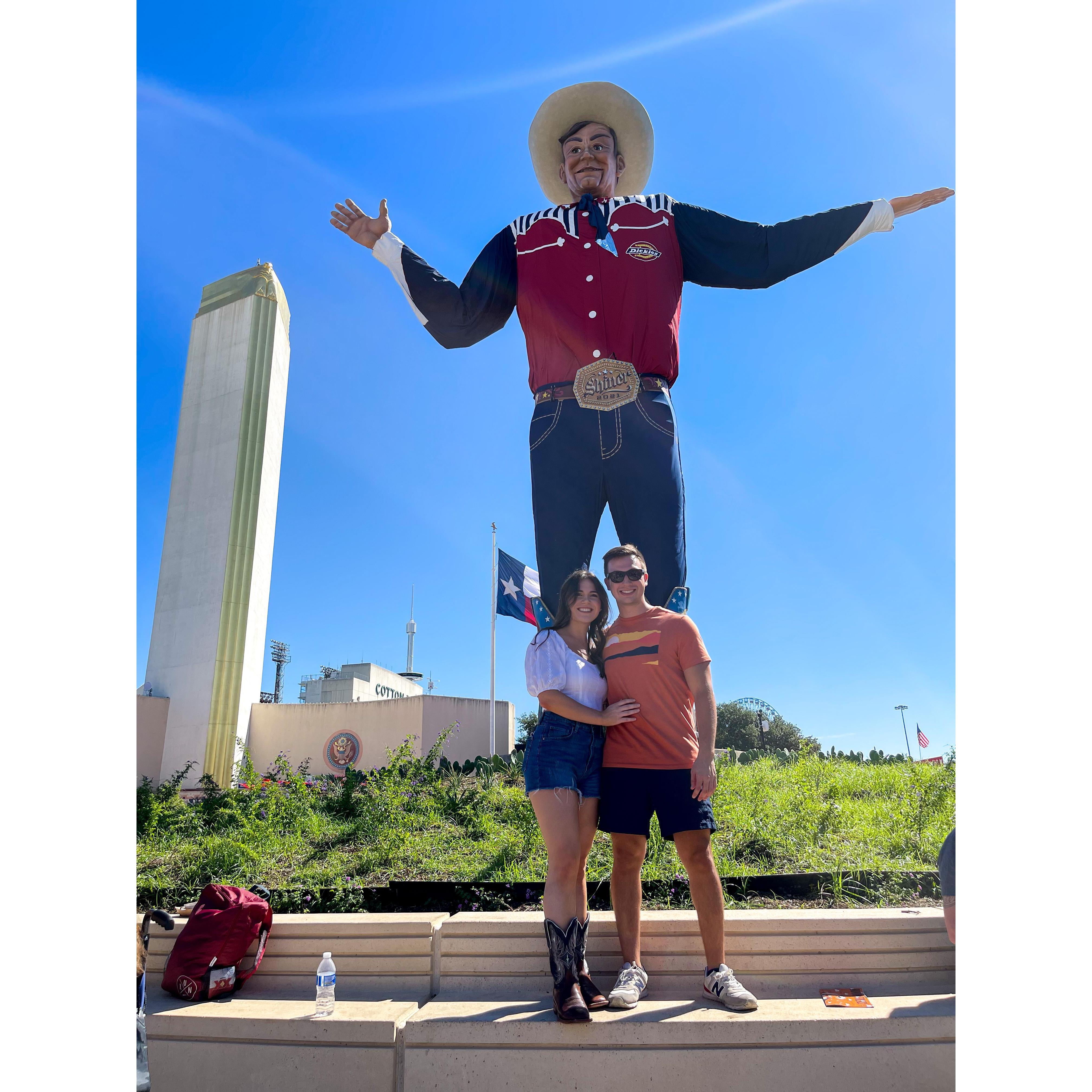 our day at the Texas State Fair with Big Tex