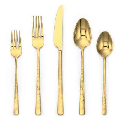 Olivia & Oliver Harper 5-Piece Flatware Place Setting in Gold