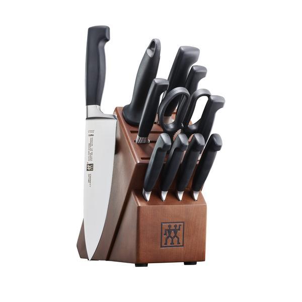Zwilling J.A. Henckels Four Star Knife Block Set, Set of 12
