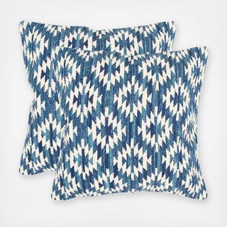 Southwestern Square Throw Pillow, Set of 2