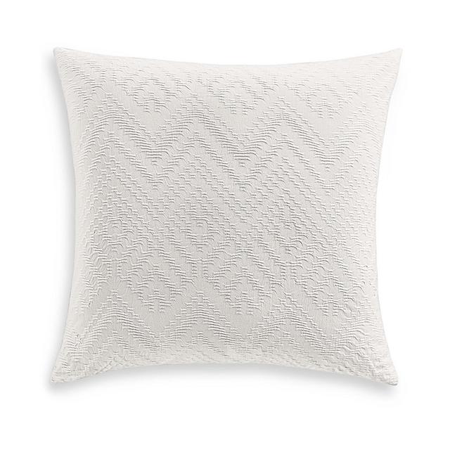 Lucky Brand Taos Cotton Matelasse 26" x 26" European Sham, Created for Macy's