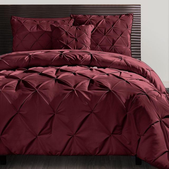 VCNY Carmen King Comforter Set in Burgundy