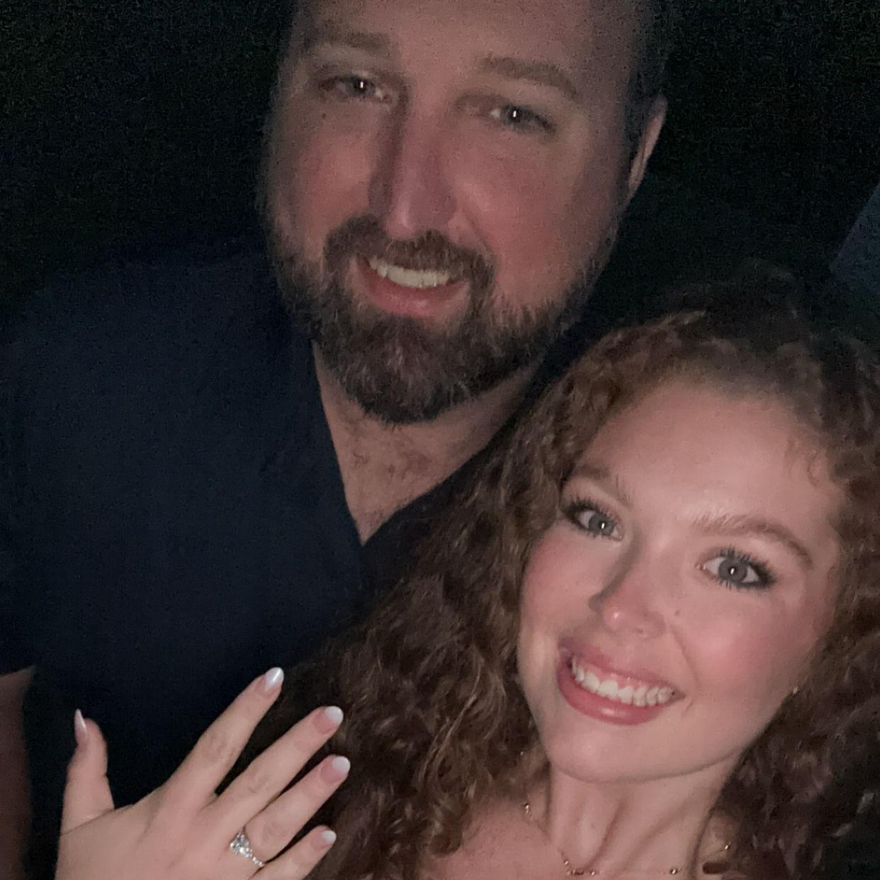 The night we got engaged.