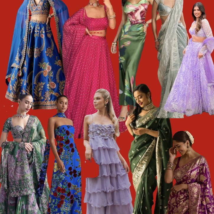 For the ceremony, we ask that guests do not wear red. Blues, purples, and greens or any other color you love is wonderful! Formal or Indian attire welcome, balancing elegance with comfort.