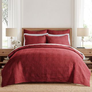 Cloud Waffle 3-Piece Quilt Set