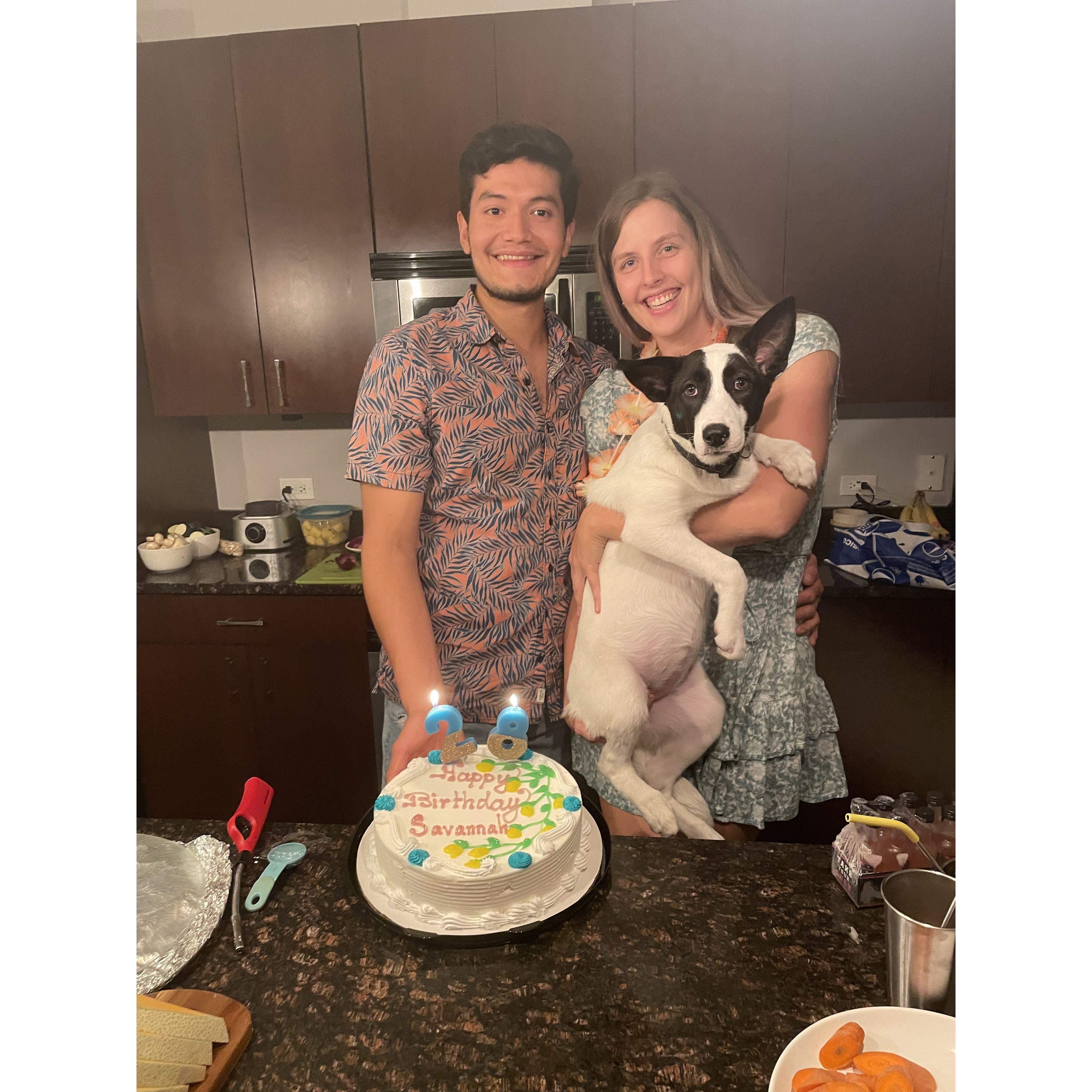 You can tell Layla loves being picked up