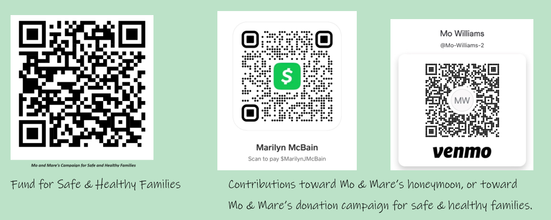 The Wedding Website of Mrs. Marilyn McBain-Williams and Mx. Mo Williams