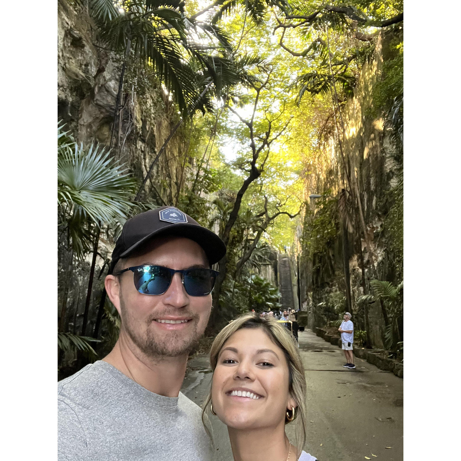 Family cruise with the Bruns. This stop was in the Bahamas.