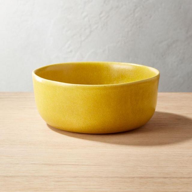 Drift Matte Yellow Soup Bowl