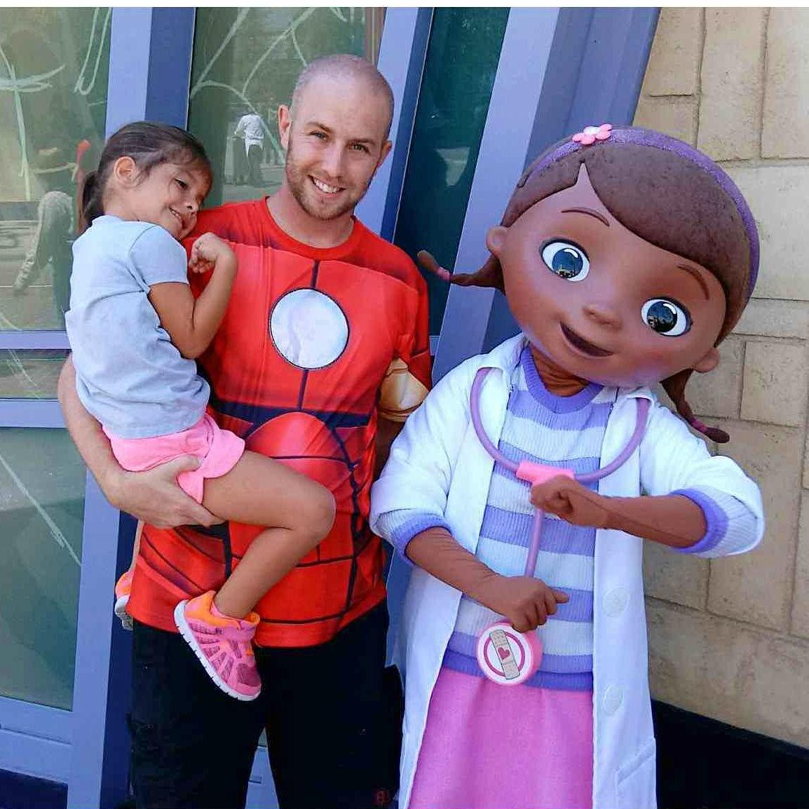 Chris and Leia at Disney!