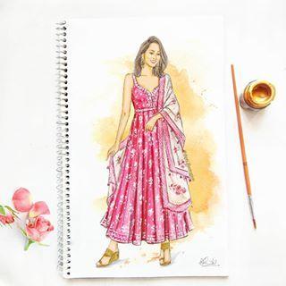 Ethnic Wear for Ladies in lighter festive colors preferably pastel