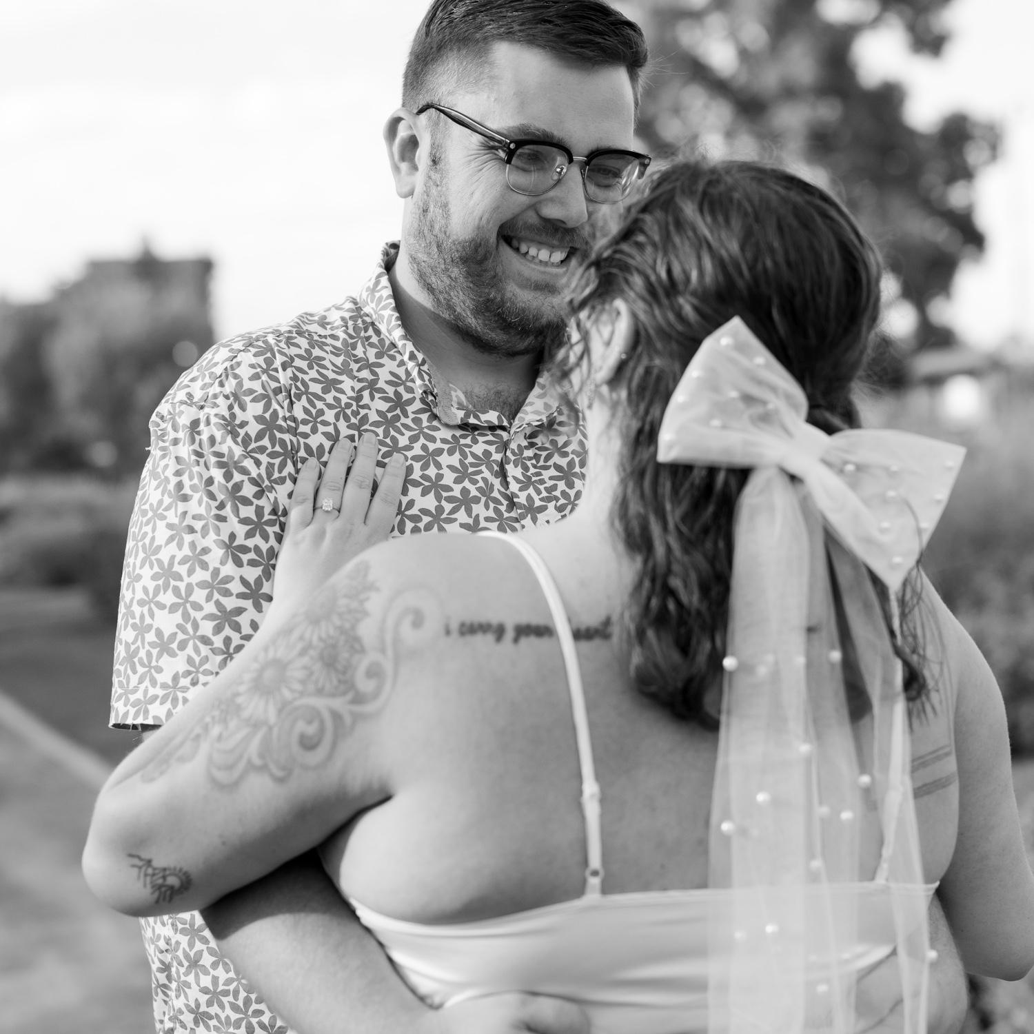 Engagement photos where we had our first date
