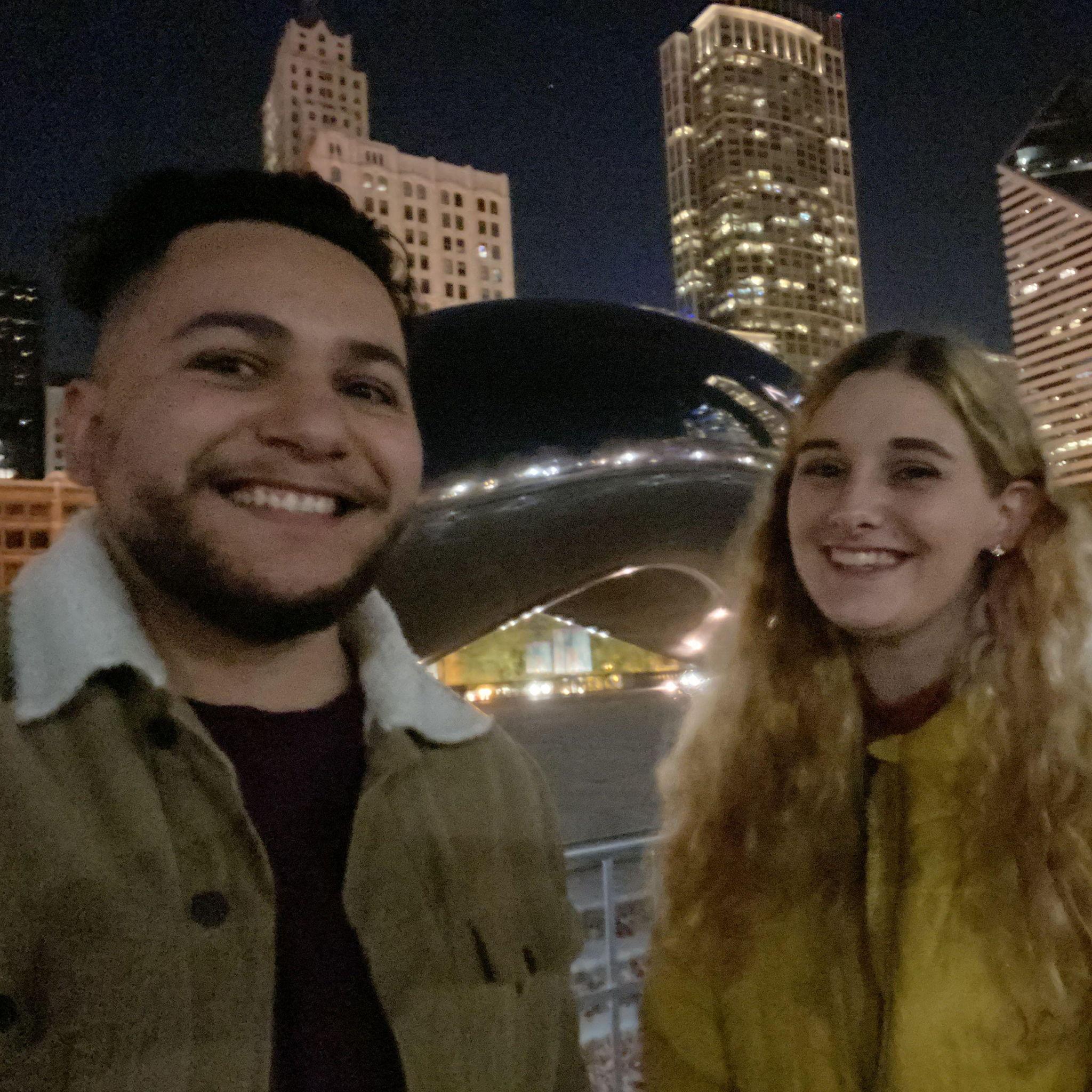 November 2020: Our first roadtrip cross country, we stopped in Chicago!