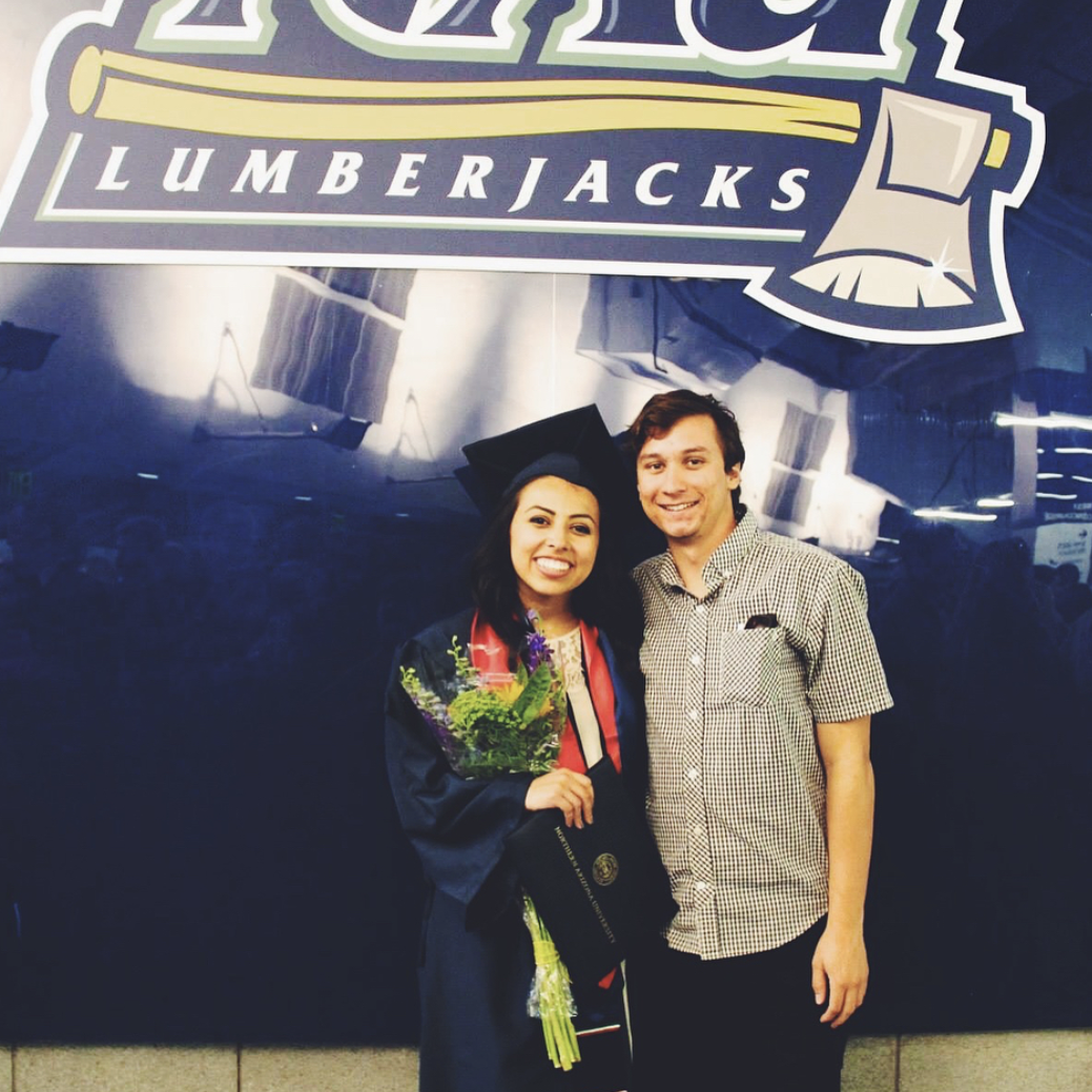 Graduating From Northern Arizona University 2015
Flagstaff, AZ