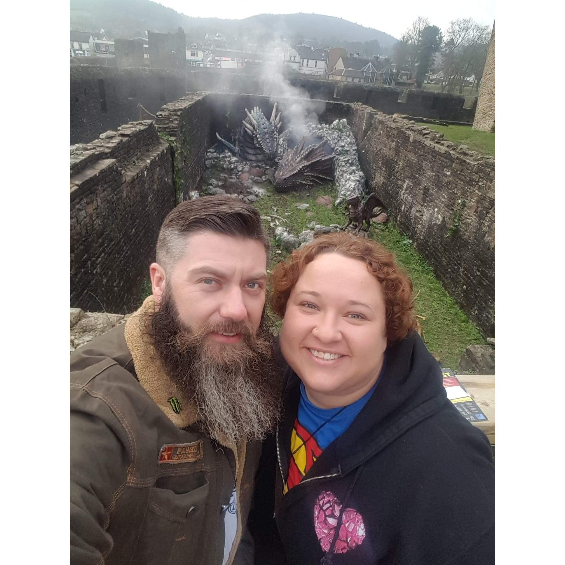 12/27/18- Caerphilly Castle Dragon Lair