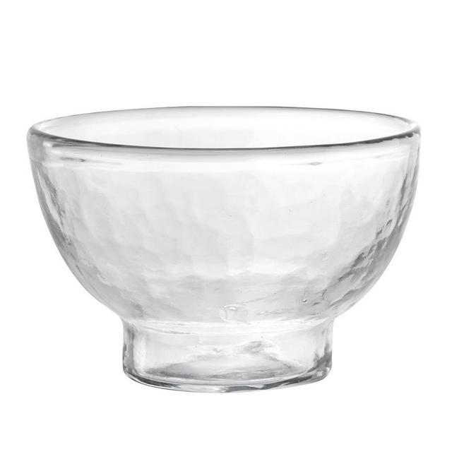 Hammered Glass Nut Bowl