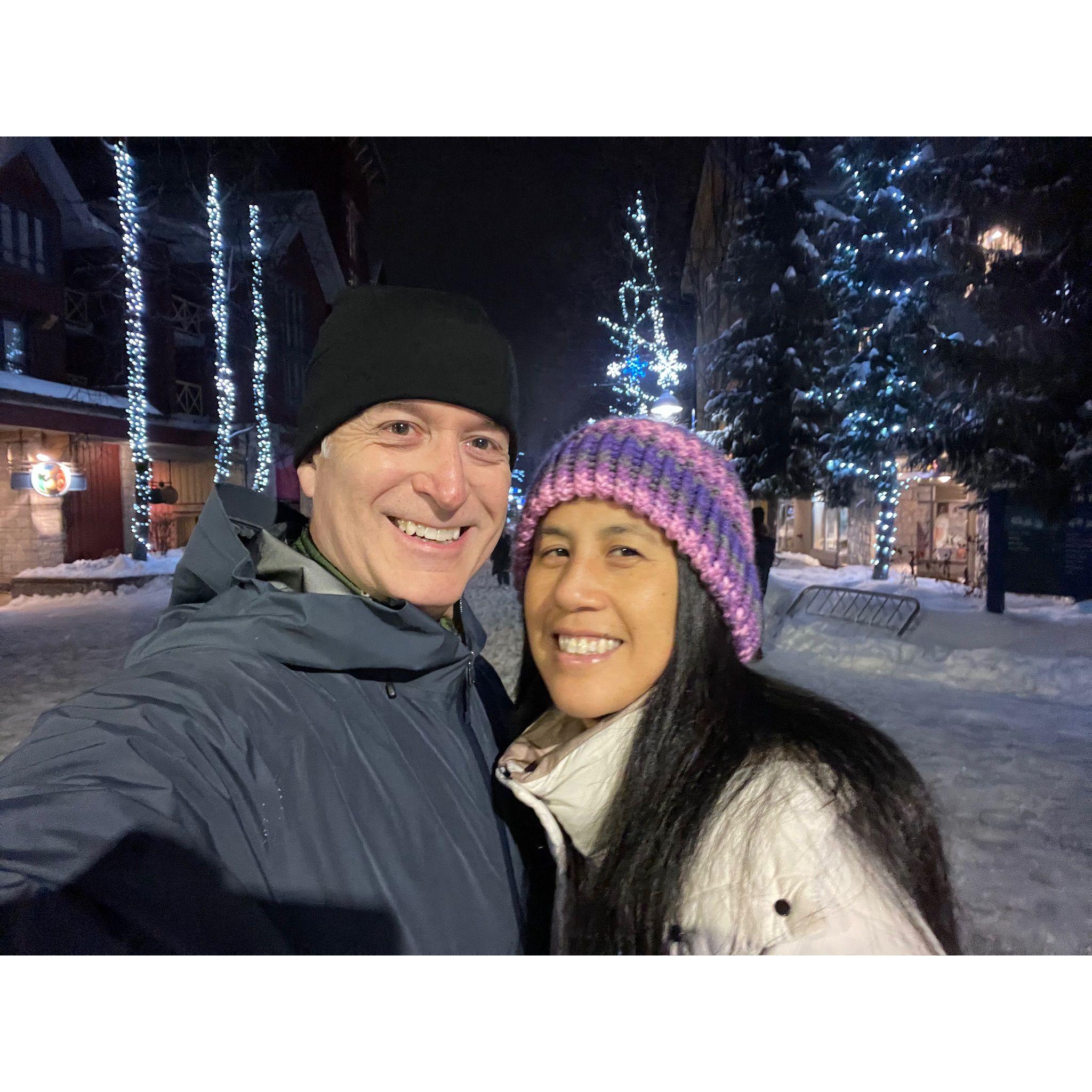 Whistler with a memorable arctic blast...(frightened Lisa)