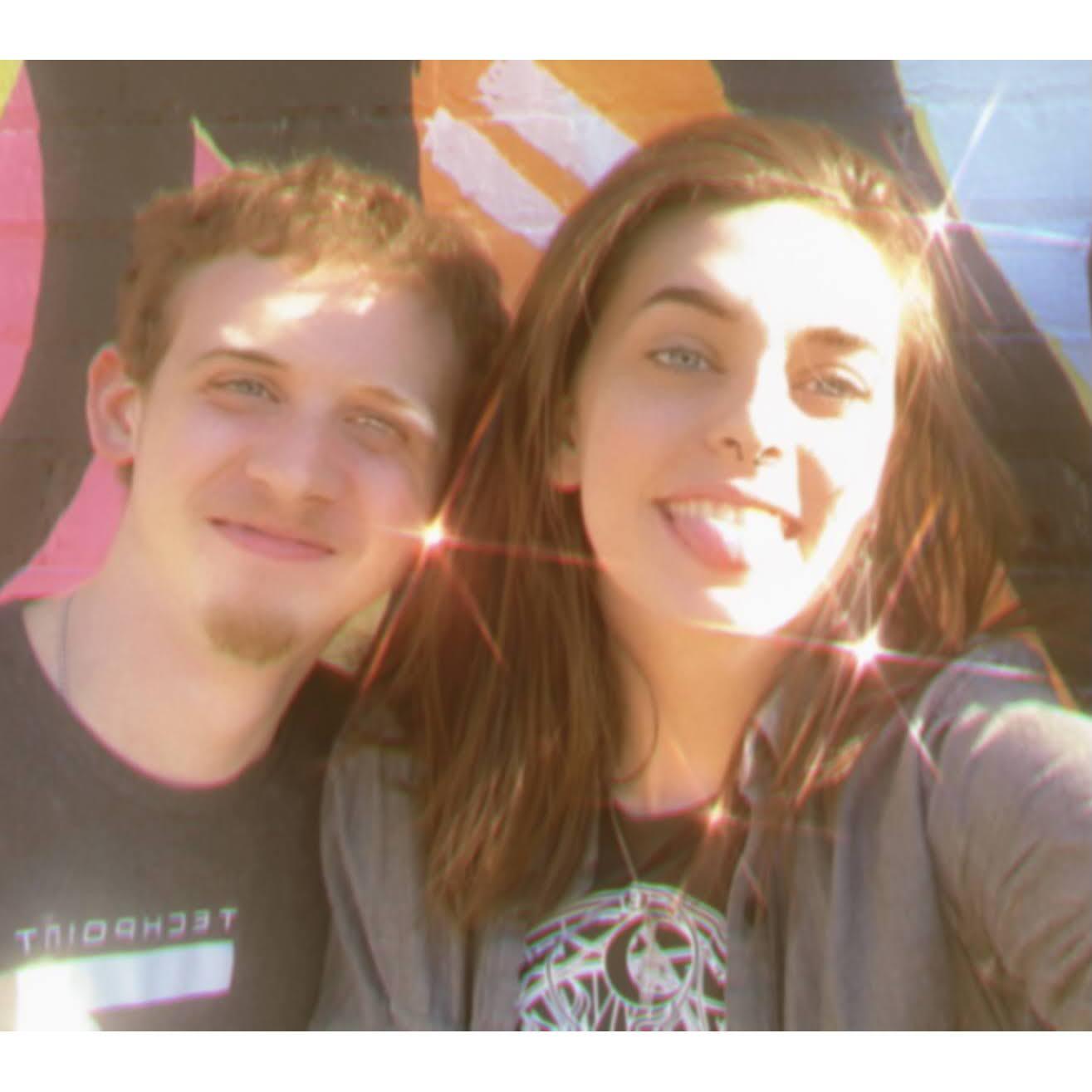 One of our first selfies