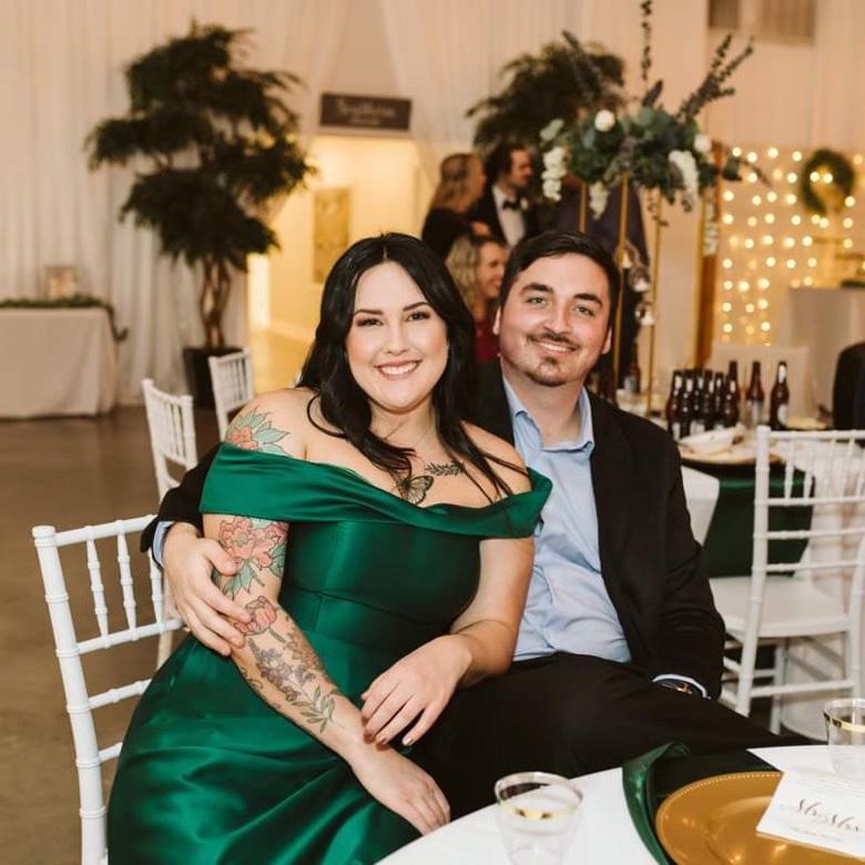 From Erika and Peyton's wedding in January of 2022. Fun Fact: Both Erika and Peyton are in our wedding parties!