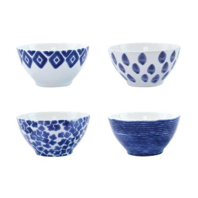 Santorini Assorted Cereal Bowls - Set of 4