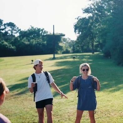 Summer 2021 - Where the story begins! Our first picture together on staff at Camp Allen!