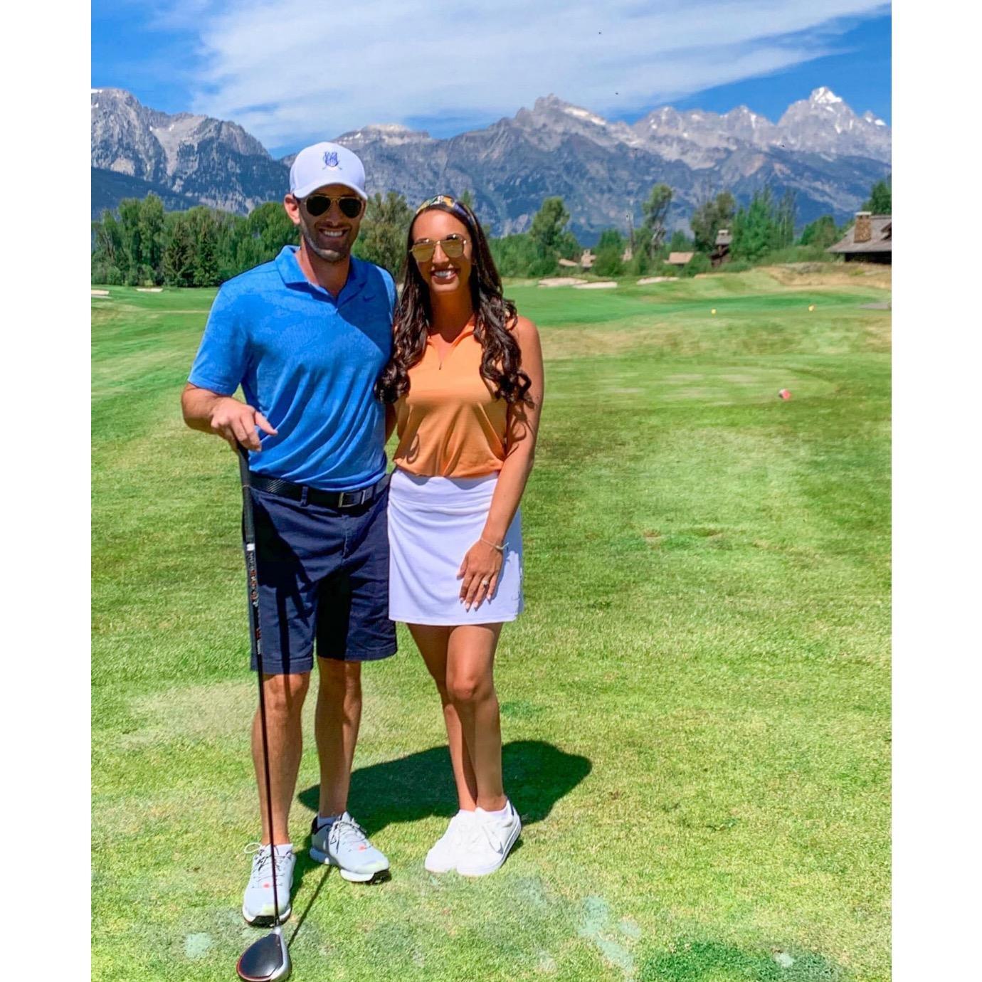 Golfing in Wyoming