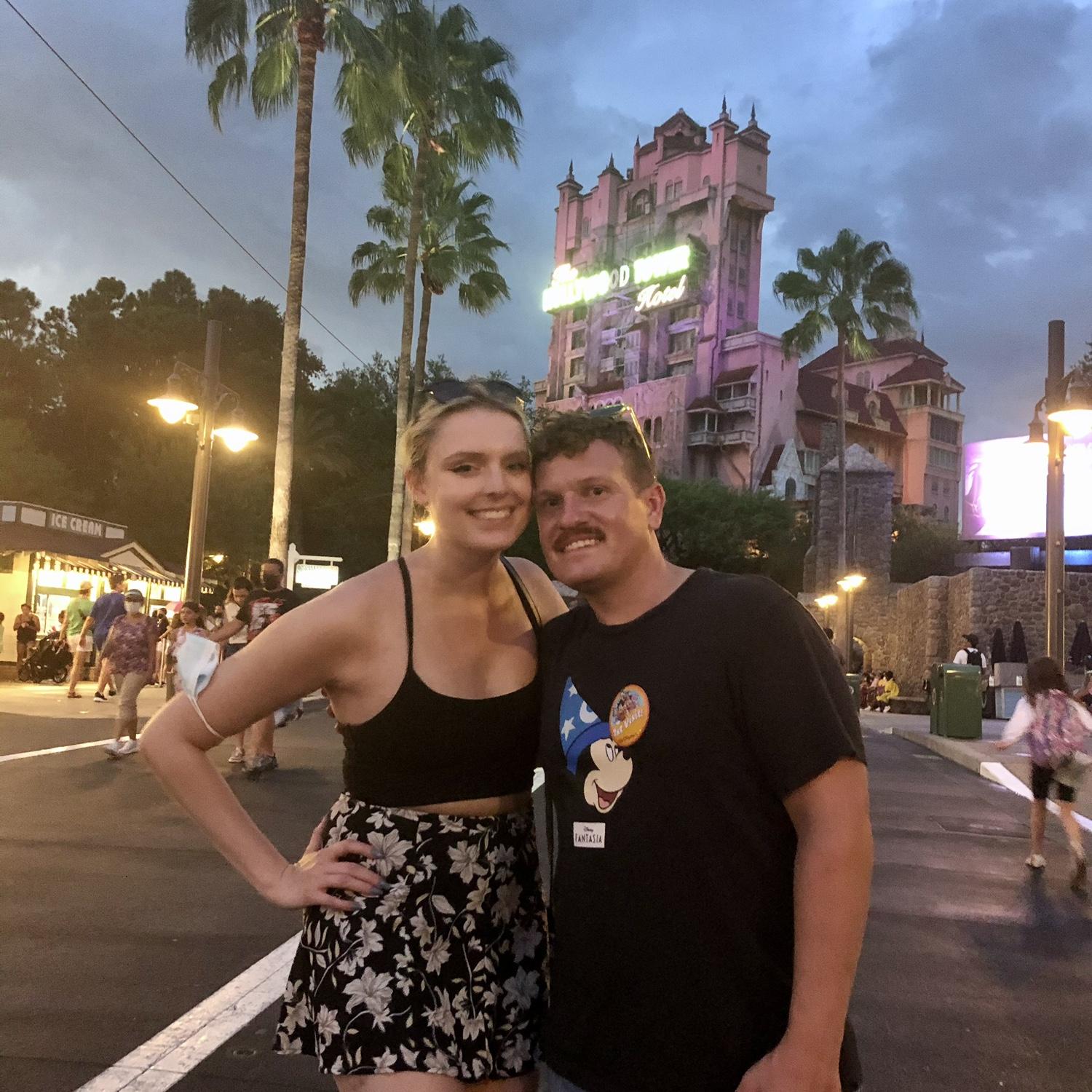 Woody’s first trip to Disney!