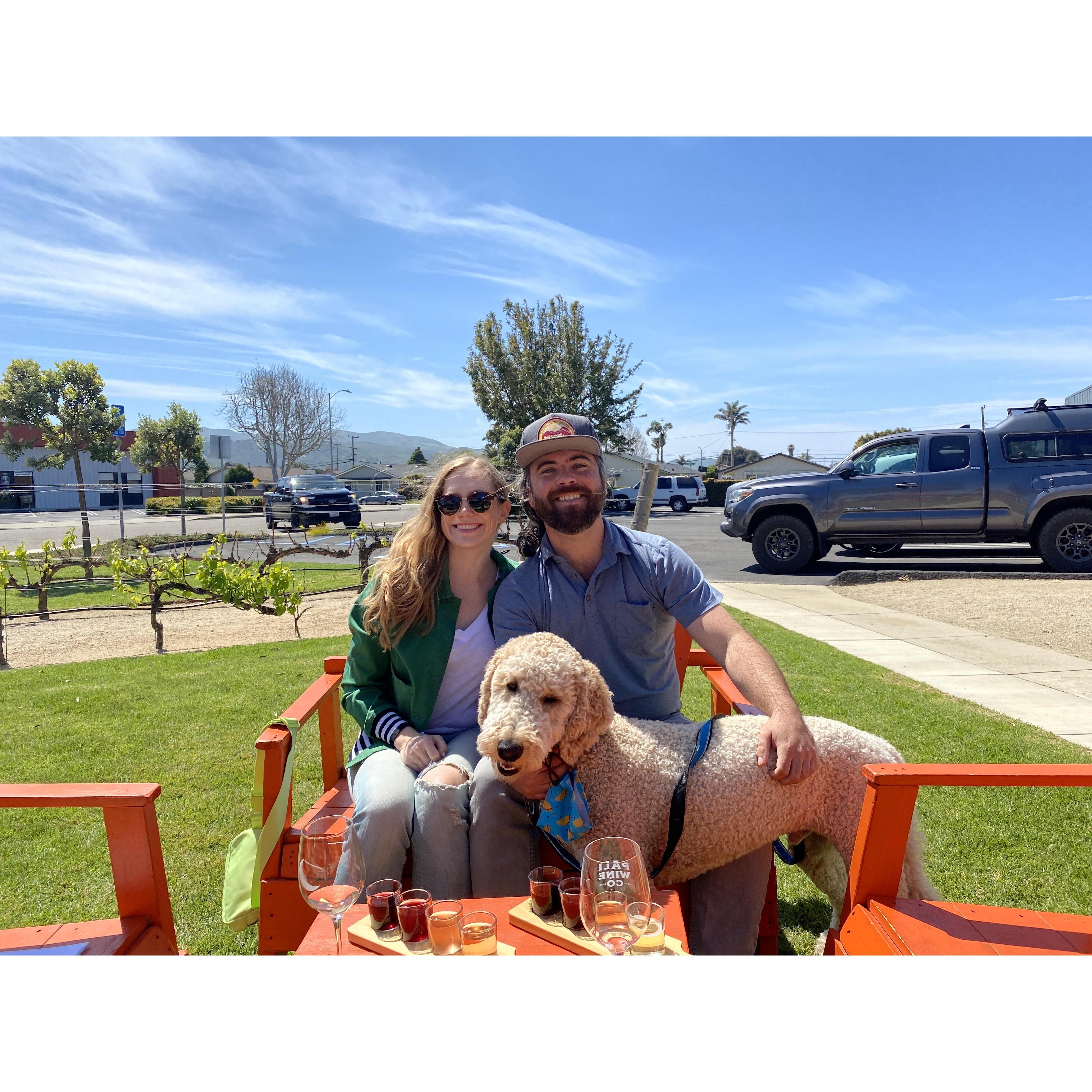 Wine tasting in Lompoc
