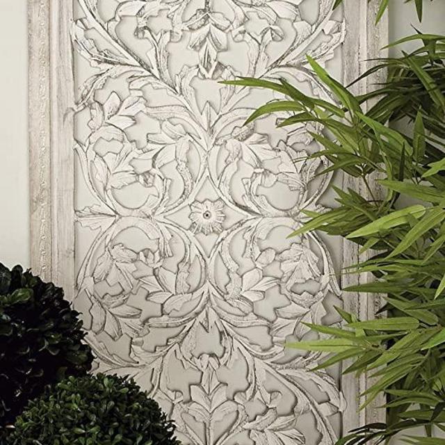 Deco 79 34132 Wood Wall Panel, 24 by 51"