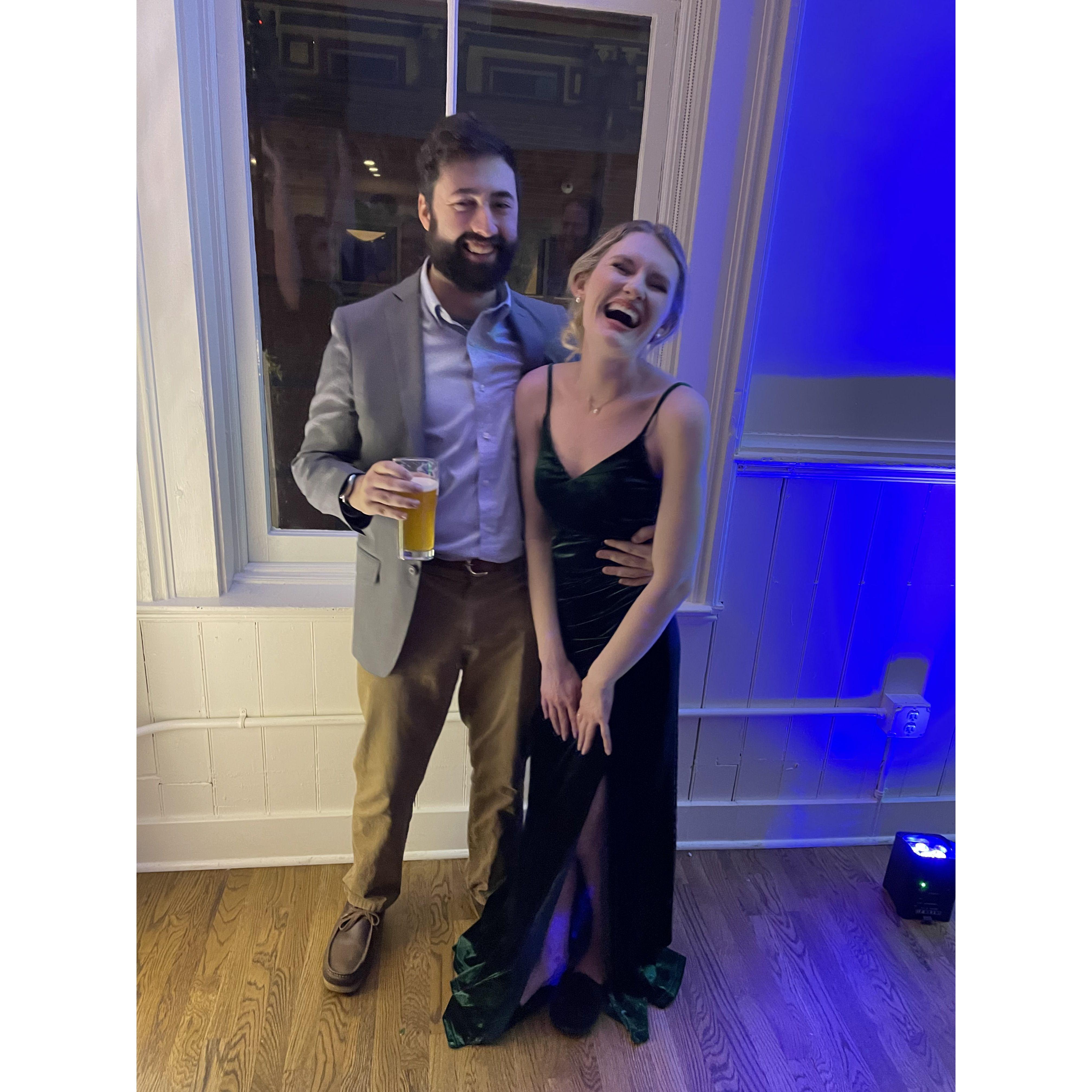 Reception photos from the Gripshover wedding in January 2023