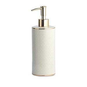Kassatex Florence Lotion Dispenser in White