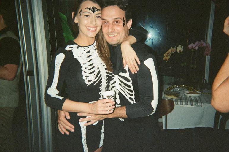 Skeleton family Halloween 2022.