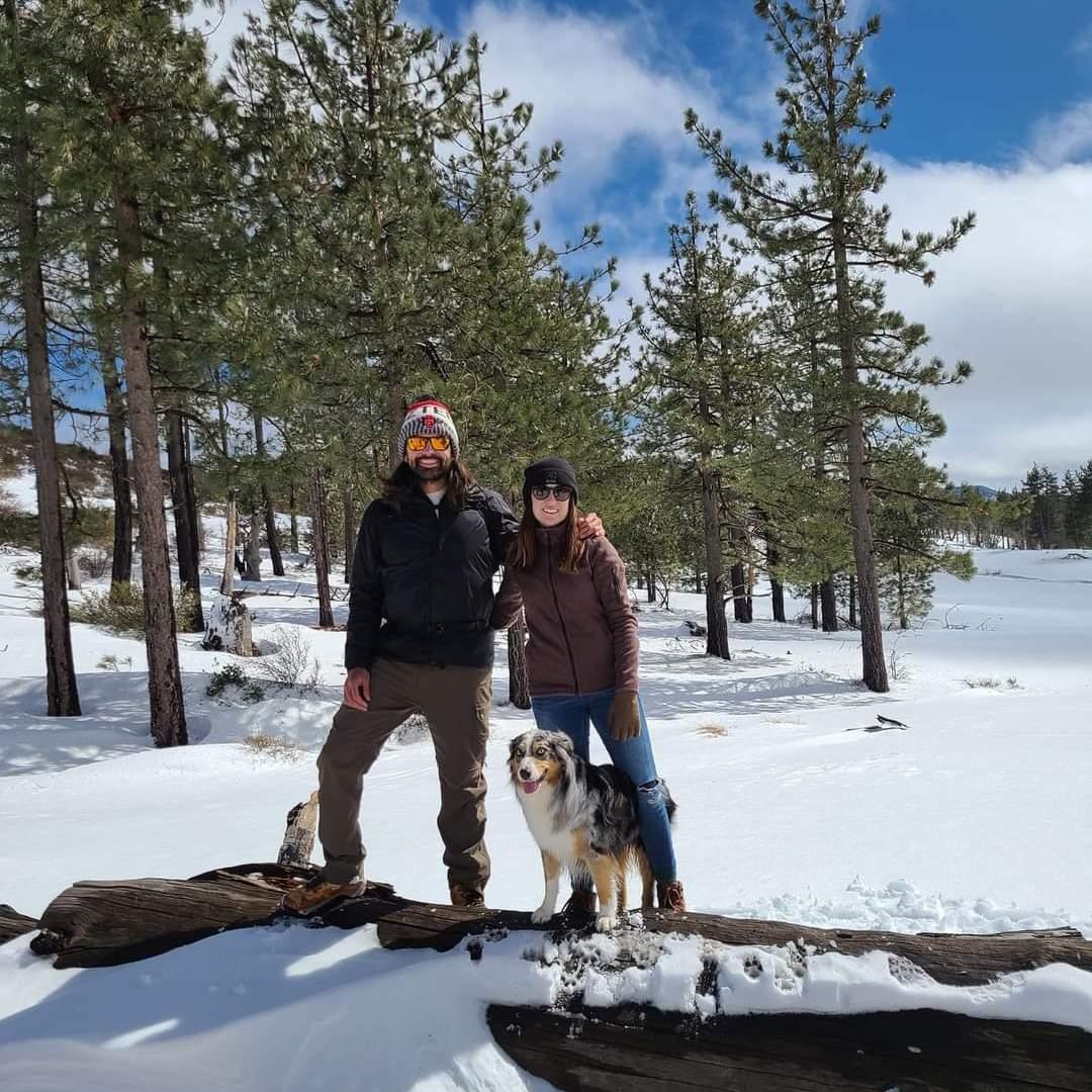 A day in the snow at Mount Laguna, CA.